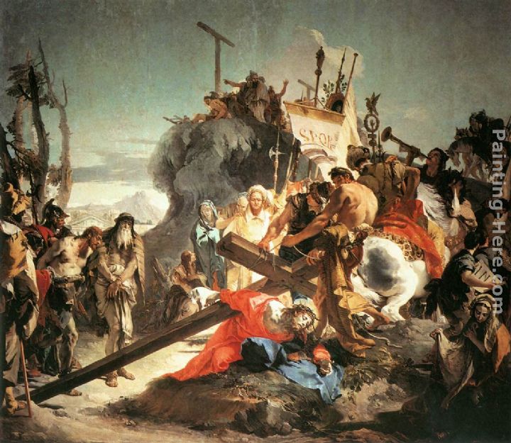 Christ Carrying the Cross painting - Giovanni Battista Tiepolo Christ Carrying the Cross art painting